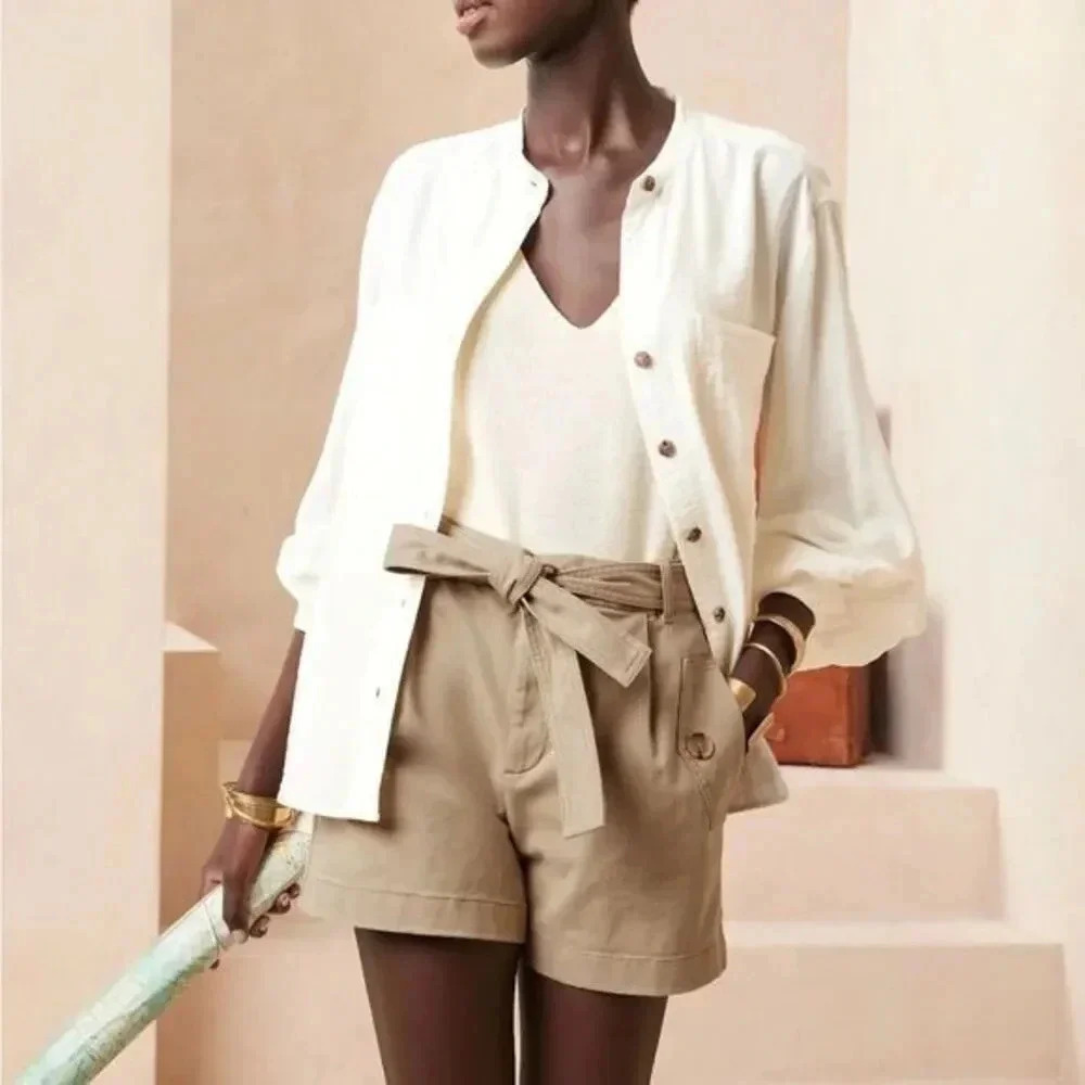 Banana Republic factory CHINO BELTED SHORT